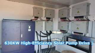 Penggerak Pompa Tenaga Surya Efisiensi Tinggi 630KW