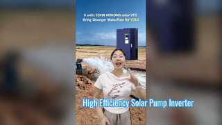 Inverter Pompa Tenaga Surya VEIKONG 55 kW | Aplikasi Lapangan di Lokasi